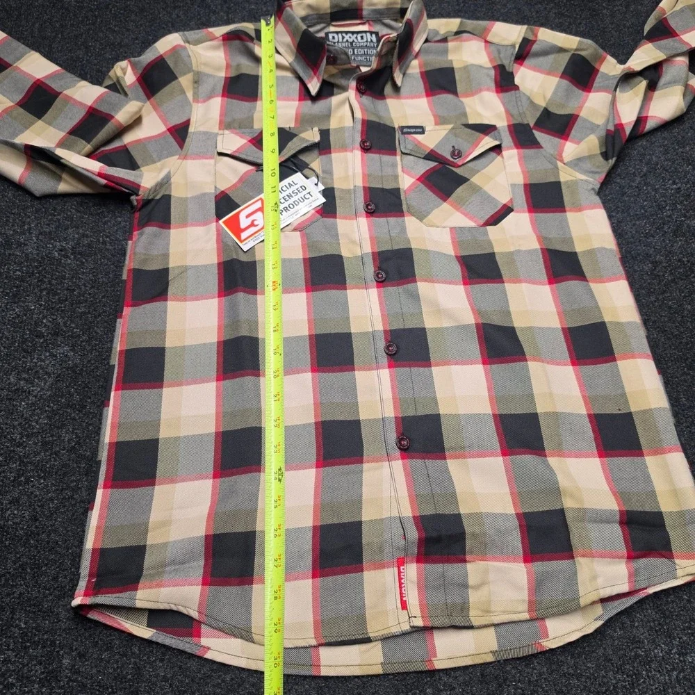 Dixxon Flannel Co Snap-On Tools Limited Edition Plaid Shirt Mens Medium NWT